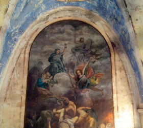 Occitanie villeneuvette Eglise de Villeneuvette